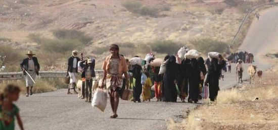  "النزوح القسري".. نظرة على جريمة الحوثي البشعة
