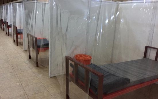 إشراف "أطباء بلا حدود" على مركز عزل الأمل