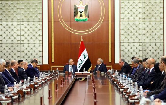 خلال مراسم تسلم الحكومة.. الكاظمي: أقسمنا على أن نحمي العراق