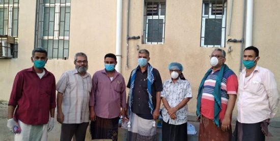 مستلزمات طبية من "انتقالي لحج" لحجر "ابن خلدون"