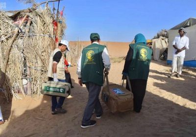 700 حقيبة إيوائية للأسر المتضررة بالجوف