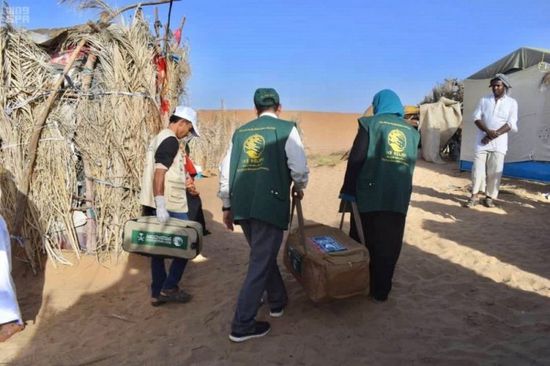 700 حقيبة إيوائية للأسر المتضررة بالجوف