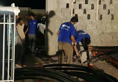 بالصور.. "خليفة الإنسانية" تهدي حديبو 7 ميجا وات كهرباء