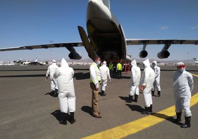 الصليب الأحمر: وصول شحنة أدوية جديدة لليمن (صور)