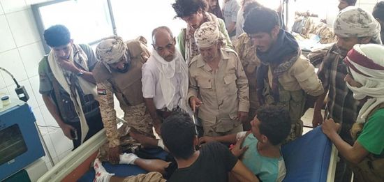 الحوتري يزور جرحى القوات الجنوبية بمستشفى الرازي بجعار