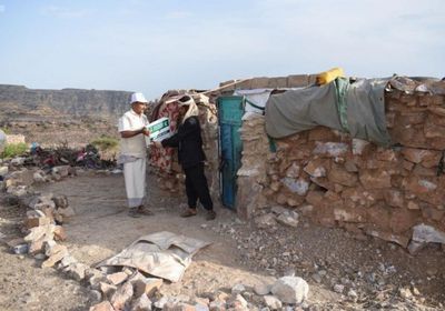 3250 كرتون تمور من "سلمان للإغاثة" للنازحين بالحصين