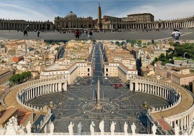  الفاتيكان يعلن إعادة فتح ميدان القديس بطرس أمام السياح  &rlm;