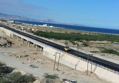 افتتاح "جسر حلة" في المكلا بتمويل "العربي للإنماء"