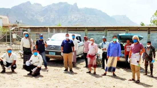 انتقالي الضالع يُحاصر كورونا بحملة توعوية