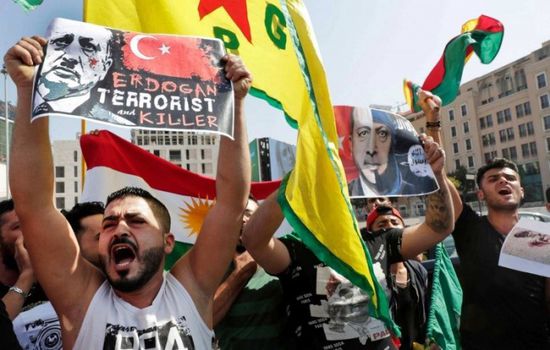 تظاهرات في تركيا ضد جرائم أردوغان في حق الأكراد