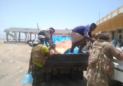 يوميا.. توزيع 3000 قنينة مياه على مرابطي الشيخ سالم