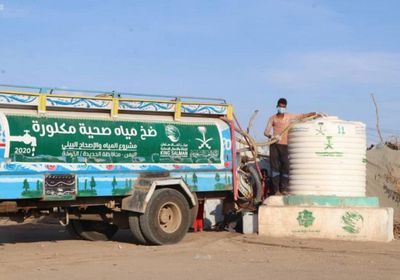 ضخ 644 ألف لتر مياه إلى الخوخة بأسبوع