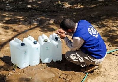 "الدولية للهجرة" تضخ 197 ألف لتر مياه لمأرب