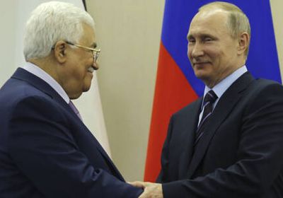  الرئيس الفلسطيني يطلب من نظيره الروسي عقد مؤتمر دولي لحل القضية الفلسطينية