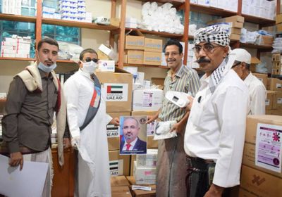 ضخ مساعدات طبية إماراتية في القطاع الصحي بدوعن