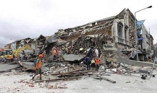  زلزال بقوة 5.9 ريختر يضرب العاصمة النيوزلندية