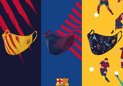 برشلونة يطرح كمامات بألوان النادي ضمن إجراءات الوقاية من كورونا