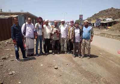 بالصور.. إمدادات من "الشعيب" للقوات الجنوبية بمحور الضالع