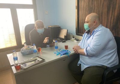 بحث جهود منظمة أطباء بلا حدود بعدن