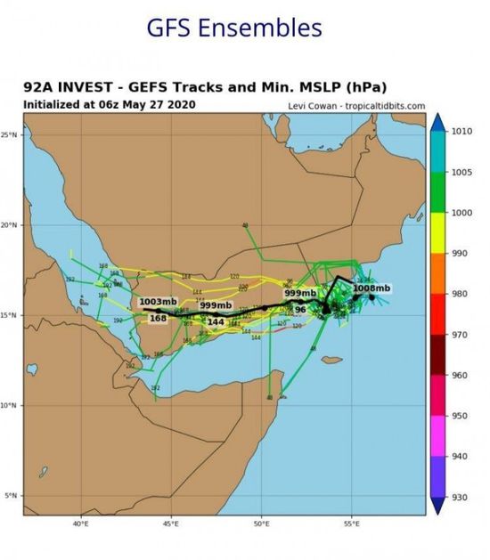 تحذيرات من تأثير المنخفض المداري على سواحل الجنوب
