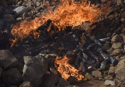 الإطاحة بمهربين قات في دوعن (صور)