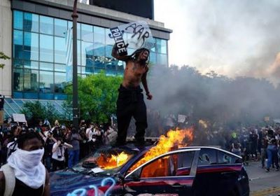  تفجير مقر شبكة "CNN" بجورجيا خلال احتجاجات "فلويد"