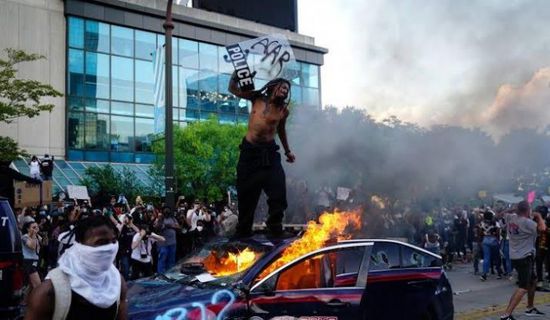  تفجير مقر شبكة "CNN" بجورجيا خلال احتجاجات "فلويد"