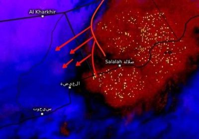 سرعته تزايدت.. المنخفض الجوي يصل إلى المهرة خلال ساعات