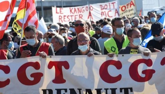 تظاهرات ضد إلغاء 15 ألف وظيفة بـ"رينو"