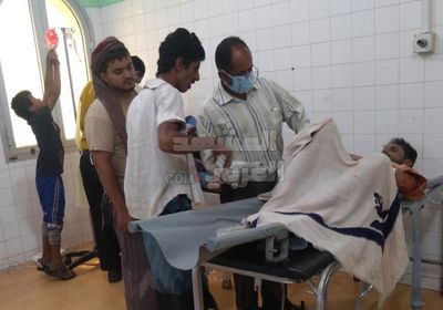 مصابان في تصادم مروري بتبن