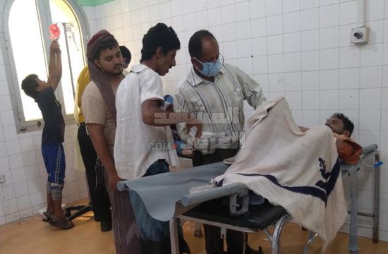 مصابان في تصادم مروري بتبن