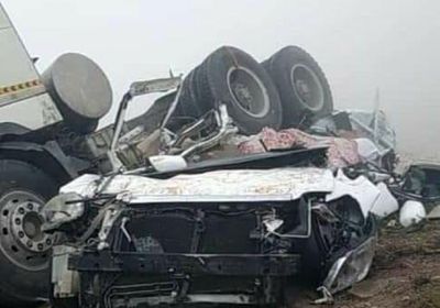 7 ضحايا في تصادم قاطرة وسيارة بعقبة عبدالله غريب