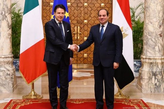 مصر وإيطاليا تتفقان على رفض التدخل والحل السلمي في ليبيا