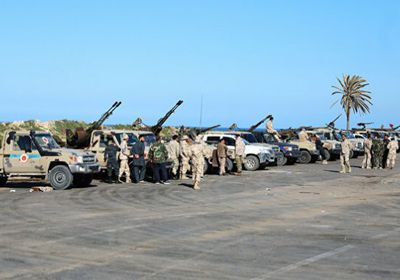 الجيش الليبي يستهدف رتلاً تابعًا لـ الوفاق بمصراتة