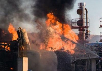  حريق ضخم في مُحيط سجن "إيفين" الإيراني (فيديو)