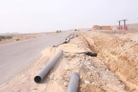 إنجاز 75% من خط المياه الجديد "الدكداك ـ الشحر"
