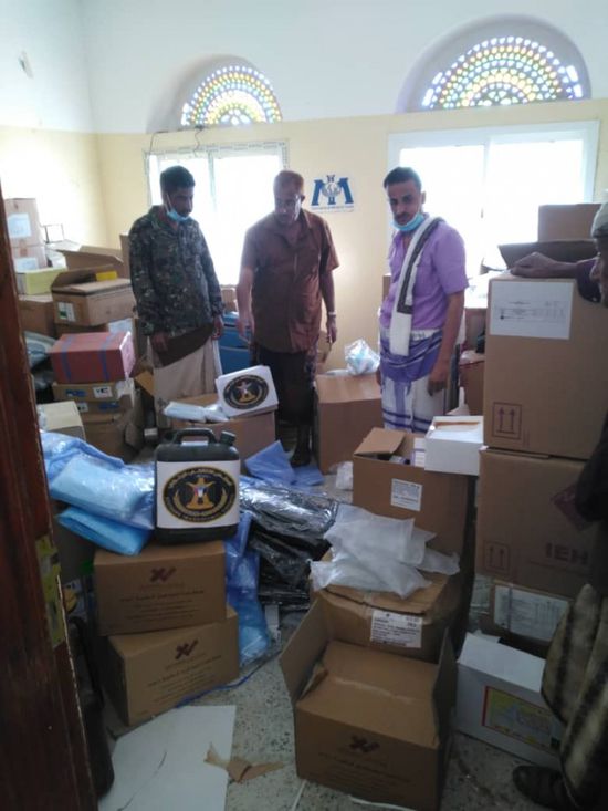 أدوية ومستلزمات طبية من الإمارات لصحة المسيمير لحج