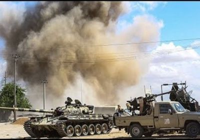  غارات للجيش الليبي على ميليشيات الوفاق بمنطقة بونجيم غرب سرت