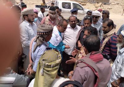 لجنة حصر أضرار السيول تزور "يبعث" (صور)