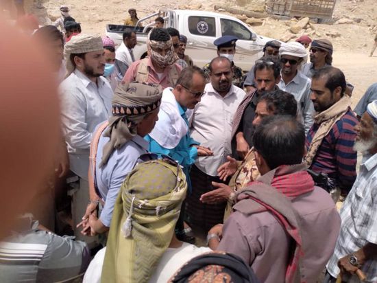 لجنة حصر أضرار السيول تزور "يبعث" (صور)