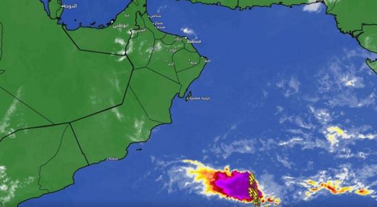 تشكل حالة مدارية في بحر العرب