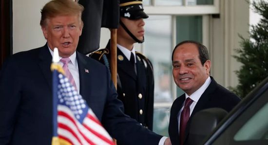  الرئيس المصري ونظيره الأمريكي يبحثان تطورات الوضع في ليبيا