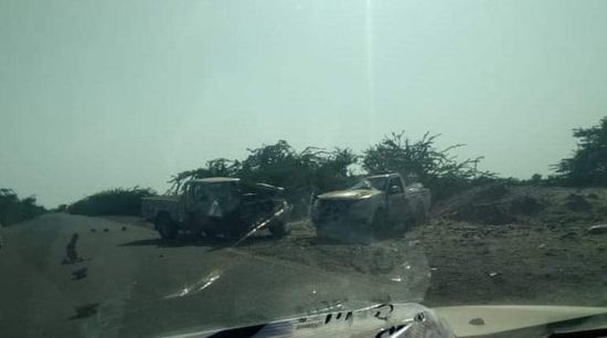 المقاومة الجنوبية تدمر طقمين للإخوان في المحفد