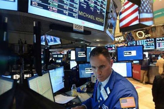 أسهم البورصة الأمريكية تصاب بهبوط حاد .. داو جونز يهبط 2.6%