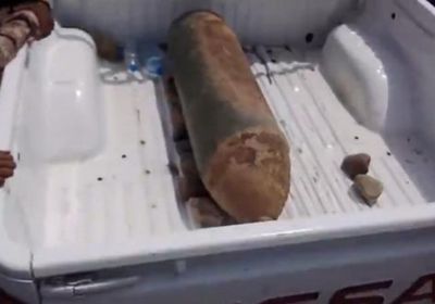 تفكيك عبوة ناسفة حوثية تزن نصف طن بالمخا