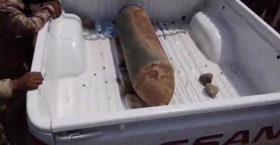 تفكيك عبوة ناسفة حوثية تزن نصف طن بالمخا