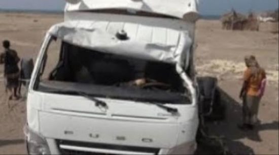 بالفيديو.. لغم حوثي يمزق جسد سائق شاحنة في الطور