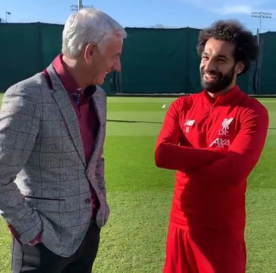 أسطورة ليفربول يستعين بالـ&laquo;الفرانكو&raquo; لتهنئة صلاح بعيد ميلاده