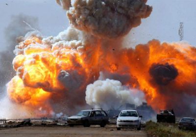 سقوط صاروخين قرب مطار بغداد يستهدفان موقعا للقوات الأميركية