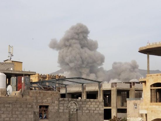 مقاتلات التحالف تقصف مواقع مليشيا الحوثي في نهم